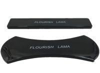Автомобільний силіконовий тримач липучка підставка для телефону Flourish Lama Black 2в1, автотримач килимок на приладову панель машини чорний