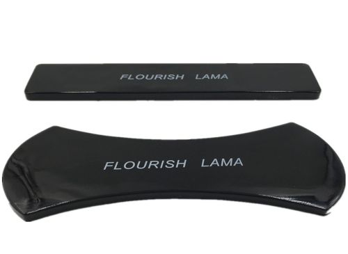 Автомобільний силіконовий тримач липучка підставка для телефону Flourish Lama Black 2в1, автотримач килимок на приладову панель машини чорний