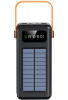 Портативний зарядний пристрій Power Bank Voltronic YM-638CX 100000mAh з сонячною панеллю і ліхтариком Solar зовнішній акумулятор повербанк для зарядки