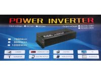Автомобільний інвертор UN-3062 7000W 12V-220v, Авто перетворювач напруги струму від прикурювача і акумулятора 12В 7000В з захистом від перегріву