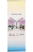 Светодиодная гибкая фитолампа Grow Light на 4 ветки для выращивания комнатных растений, светильник на 4 лампы роста рассады Полный спектр USB с таймером