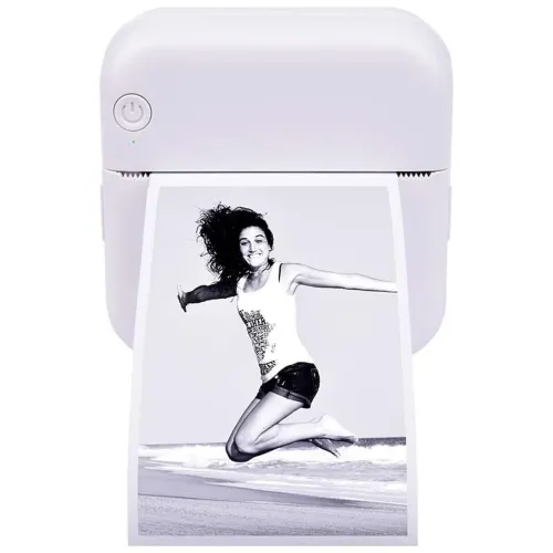 Бездротовий міні принтер Cat Mini Printer MAG - 693 57mm з Bluetooth, Кишеньковий дитячий термопринтер для друку без чорнила для смартфона 1200mAh