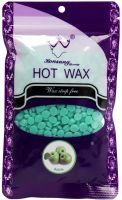 Кольоровий віск в гранулах для воскоплава Konsung Hot Wax 300 грам професійний низькотемпературний плівковий віск для депіляції всіх типів шкіри