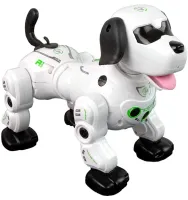 Радіокерована іграшка робот собака RobotDog Play Kingdom 777-602 з пультом у вигляді годинника, Інтерактивна собачка з реагуванням на дотики