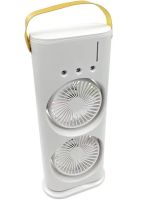 Настільний акумуляторний вентилятор зволожувач повітря Double-ended Spray Fan з RGB підсвічуванням і пультом ДУ, підлоговий вентилятор з зволожувачем