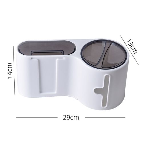 Настінний тримач для туалетного паперу Wall-Hanging Waterproof Tissuef Box SHH-1, органайзер для зберігання серветок з полицею на стіну MAG-736