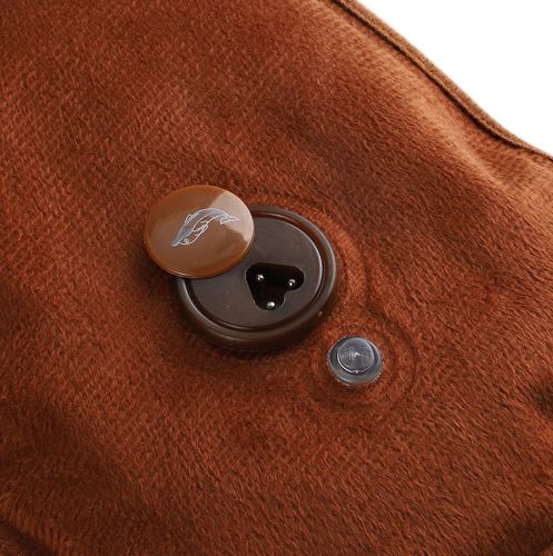 Електрична водяна грілка Hot Water Bag HD-03 для зігрівання рук 500W Плюшева м'яка муфта електрогрілка з підігрівом 34х24 см від мережі коричнева
