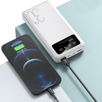 Зарядний пристрій УМБ Power Bank 30000 mAh Martec Delicate 2xUSB з ліхтариком, Портативна батарея повербанк зовнішній акумулятор зарядка для телефону