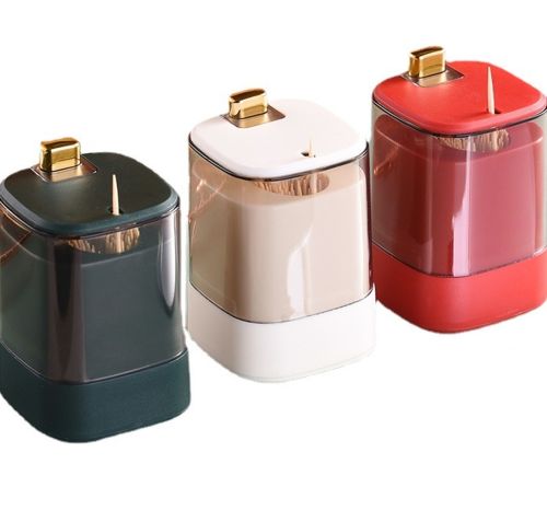 Автоматический органайзер для зубочисток Press Type Toothpick Box портативный держатель, контейнер под зубочистки, подставка для дома и гостиной