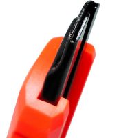 Канцелярский телескопический нож Utility knife Jingpin HST-SK 18мм с выдвижным сегментным лезвием для отделочных работ, Строительный ножик для дома