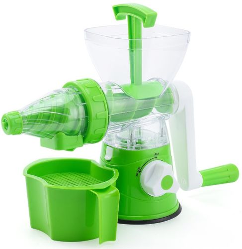 Ручная портативная соковыжималка Multi-Function Juicing Machine RF-707 для фруктов и овощей с зажимом, Шнековая многофункциональная