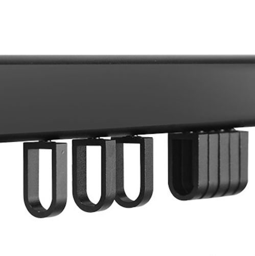 Настінна складна сушарка Wall Clothes Drying Rack на 2 секції 56 см для сушіння одягу до 30 кг, Вішалка з петлями для білизни з алюмінієвого сплаву