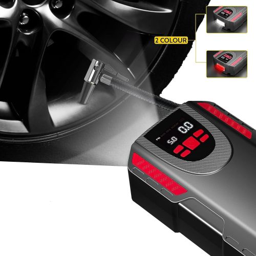 Автомобільний провідний компресор Hayden DA8003 для підкачки шин 150PSI від прикурювача 12V, Автокомпресор насос з дисплеєм і ліхтариком MAG-706