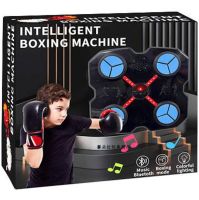 Настінний музичний тренажер для боксу Music Boxing Machine CD18 з RGB підсвічуванням і рукавичками, Настінна боксерська мішень з музикою для дітей
