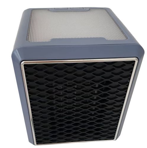 Керамічний інфрачервоний обігрівач Handy Heater Pure Warmth RD-08 1200W, настільний тепловентилятор c LED підсвічуванням, електрообігрівач Чорний