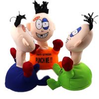 М'яка іграшка антистрес Stress-Max Punch Me 02 вдар мене зі звуком, лялька для биття на присосках зі звуковими ефектами 20 см