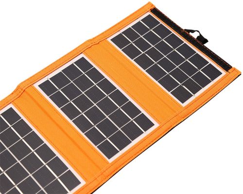 Складна сонячна панель Xinpuguang Olsace 10w 6V на 5 секцій для зарядки телефону з USB, Водонепроникна гнучка батарея для кемпінгу