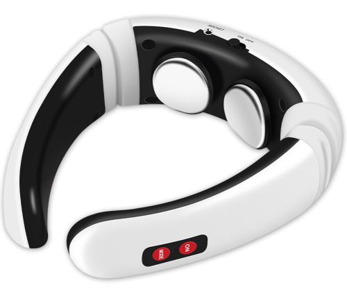 Електричний масажер для шиї Neck Massager HX-5880 імпульсний міостимулятор для тіла, електростимулятор для шийного відділу 3 режими на акумуляторі