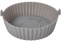 Силиконовая форма для выпечки Food Grade Silica 880-2 универсальная круглая формочка с ручками 16 см лоток для жарки и запекания в фритюрнице