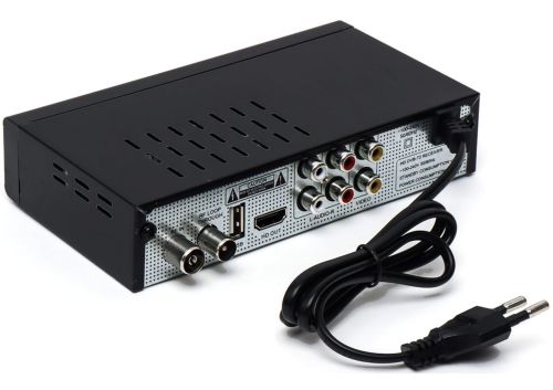 Цифровий ефірний тюнер Openbox Gold 11077 DVB-T2 приставка для телевізора з дисплеєм, ТВ ресивер EL - 009 C роз'ємом під WiFi і пультом IPTV, HDMI H. 264