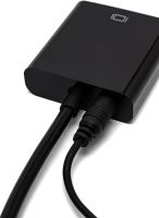Конвертер HDMI на VGA универсальный видеокабель, адаптер переходник для преобразования сигнала, аудио вход 3.5 mm Converter 1080P USB 34103