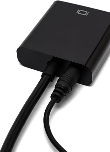 Конвертер HDMI на VGA универсальный видеокабель, адаптер переходник для преобразования сигнала, аудио вход 3.5 mm Converter 1080P USB 34103