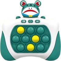 Дитяча іграшка головоломка Quick Pop It Baby Frog SR8602 інтерактивна електронна приставка антистрес поп іт для зняття стресу на батарейках від 3-х років