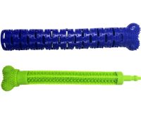 Зубна щітка для чищення ясен собак Chewbrush Ardemer самоочисна гумова собача кістка, жувальна іграшка-кісточка для зубів 25 * 4.5 см синя