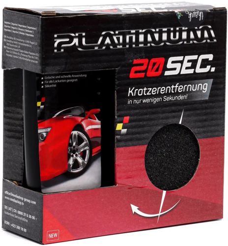 Паста для видалення подряпин на авто Platinum 20 sec засіб ліквідатор для полірування кузова автомобіля, мотоцикла, антицарапин Платинум 100 мл