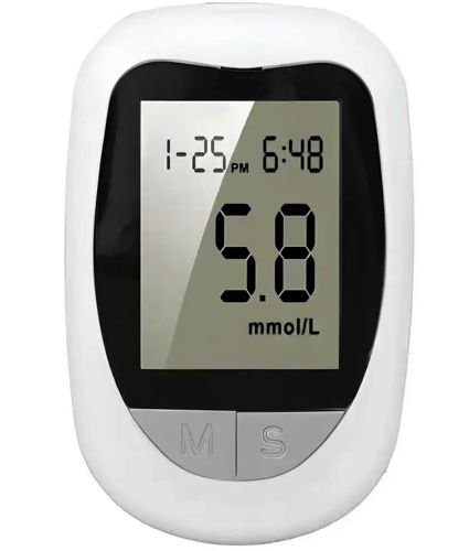 Глюкометр з тест смужками Blood Glucose Meter JD-92 BGM503 апарат для вимірювання цукру в крові тестер рівня глюкози для діабетиків на батарейках