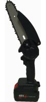 Акумуляторна ланцюгова міні пила Mini Electric Chain Saw 48V 6 дюймів на 2 акумулятора, обрізна електропила на акумуляторі в кейсі