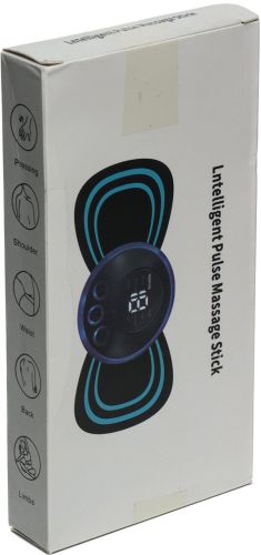 Імпульсний масажер міостимулятор метелик Pulse massage Stick електростимулятор для відновлення і тренування м'язів всього тіла на акумуляторі USB