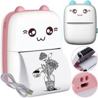 Міні термопринтер Jetix Mini Printer портативний кишеньковий дитячий принтер для смартфона з Bluetooth для друку без чорнила від 3 років Android IOS