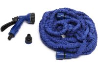Садовий шланг для поливу рослин Magic Hose 7.5 метра 25ft з насадкою розпилювачем X-Hose 7.5 м посилений поливальний розтягується шланг Xhose