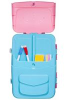 Навчальний набір для малювання Painting Backpack 628 - 113a 3 в 1 дошка для творчості в рюкзаку, розвиваючий дитячий комплект юного художника Рожевий