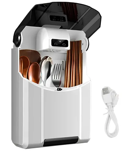 Настінний стерилізатор Chopstick Disinfection Machine SH-012 дезінфікуючий тримач для посуду та столових приборів з УФ-стерилізацією LY-996