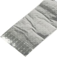 Надміцна клейка стрічка з алюмінієвим покриттям Butyl Self-Adhesive 1.2мм х 5см х 10м, Алюмінієва водостійка липка фольга скотч 10 м Срібляста