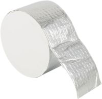 Надміцна клейка стрічка з алюмінієвим покриттям Butyl Self-Adhesive 1.2мм х 5см х 10м, Алюмінієва водостійка липка фольга скотч 10 м Срібляста