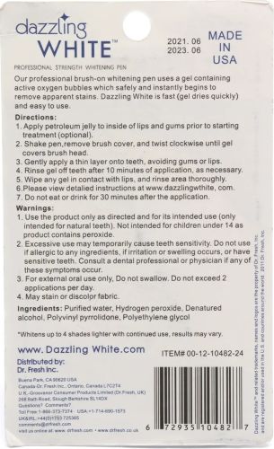 Олівець для відбілювання зубів Teeth Whitening dazzling White відбілюючі гель засіб для освітлення зубної емалі, відбілювач гель-олівець 2 мл