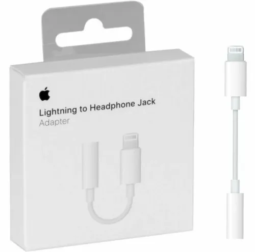 Универсальный кабель аудио переходник для наушников Lightning на 3.5mm AUX Headphone Adapter J-002, Адаптер USB-C для телефона IPhone Белый