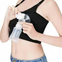 Електричний подвійний молоковідсмоктувач Breast Pump RH - 228 300 мл для годування і зберігання грудного молока з масажною насадкою пляшечками і соскою RH228