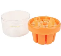 Силіконова форма Зроби сам Ice Cream mold 8 клітинок для морозива, фруктового льоду і ескімо, Морожениця формочка з відсіком для води і підставкою