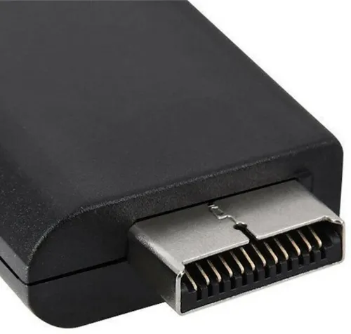 Компонентный переходник конвертер PS2 PS3 to HDMI G300 для игровой приставки Sony Playstation, видео и аудио адаптер для игровых приставок Черный