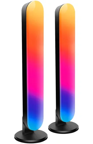 Комплект настільний кольоровий світильник лампа Ambient Light RGB D16 2 штуки з пультом ДУ, Світлодіодні лампи Wi-Fi підсвічування 25 см від USB