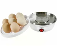 Електрична яйцеварка для приготування 7 яєць на пару Adler AD-4459 360W, міні апарат пароварка для варіння яєць 360Вт з автовимкненням від мережі