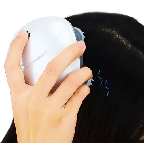 Бездротовий водонепроникний масажер Smart Scalp Massager QSK-701 для голови, шиї і плечей акумуляторний Media-Tech Mt6524 для кішок і собак Білий
