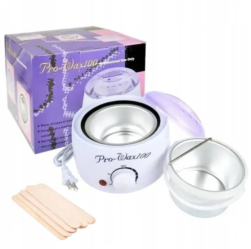 Баночний воскоплав Pro-Wax100 WN-408 - 1 100W нагрівач для гарячого воску, Prowax100 з терморегулятором для депіляції Pro wax 100