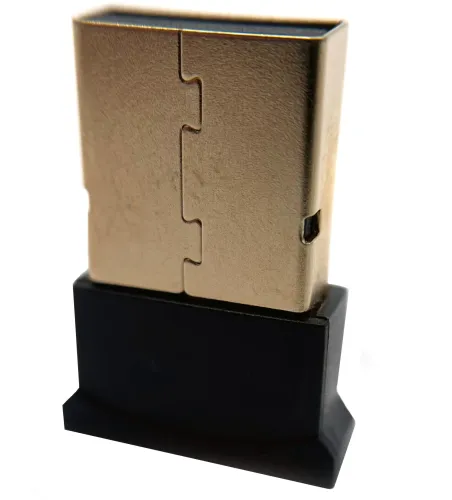 Міні адаптер USB Bluetooth V5.0 з підтримкою мікрофона для ПК, бездротової блютуз стерео приймач передавач для PC Windows 7, 8, 10 Чорний