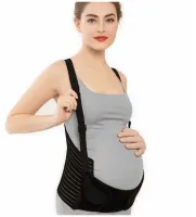 Бандаж для беременных Pregnant woman stomach lift belt 4 в 1 пояс с резинкой через спину, пояс-бандаж для двойной поддержки живота и спины