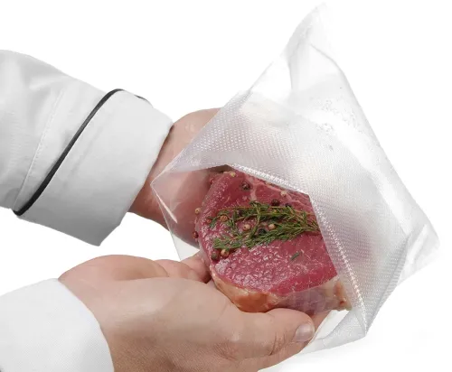 Вакуумные пакеты для вакууматора, вакуумного упаковщика 5 м х 30 см в рулоне, пленка 500см x 30см для хранения пищевых продуктов